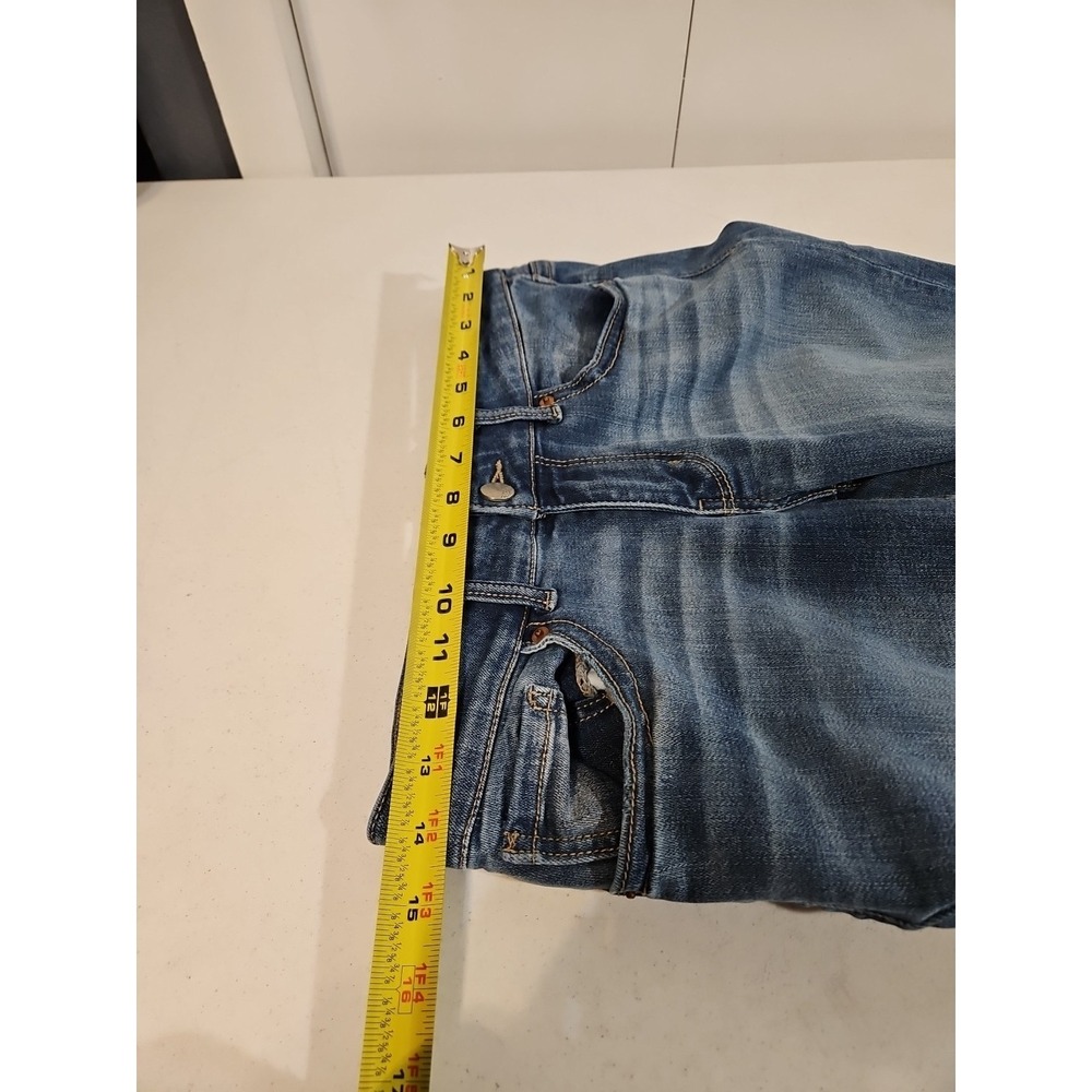 BKE Buckle Stella Slim Fit Low Rise Straight Jeans 27x29.5 Distressed Whisk(1409 - Picture 5 of 9